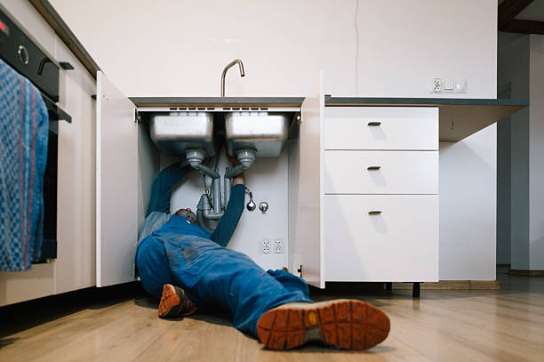 Professional Drain Cleaning technician working in Hudson, IA